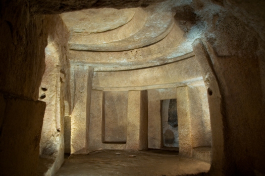 The 'Holy of Holies' at the Hal Saflieni Hypogeum