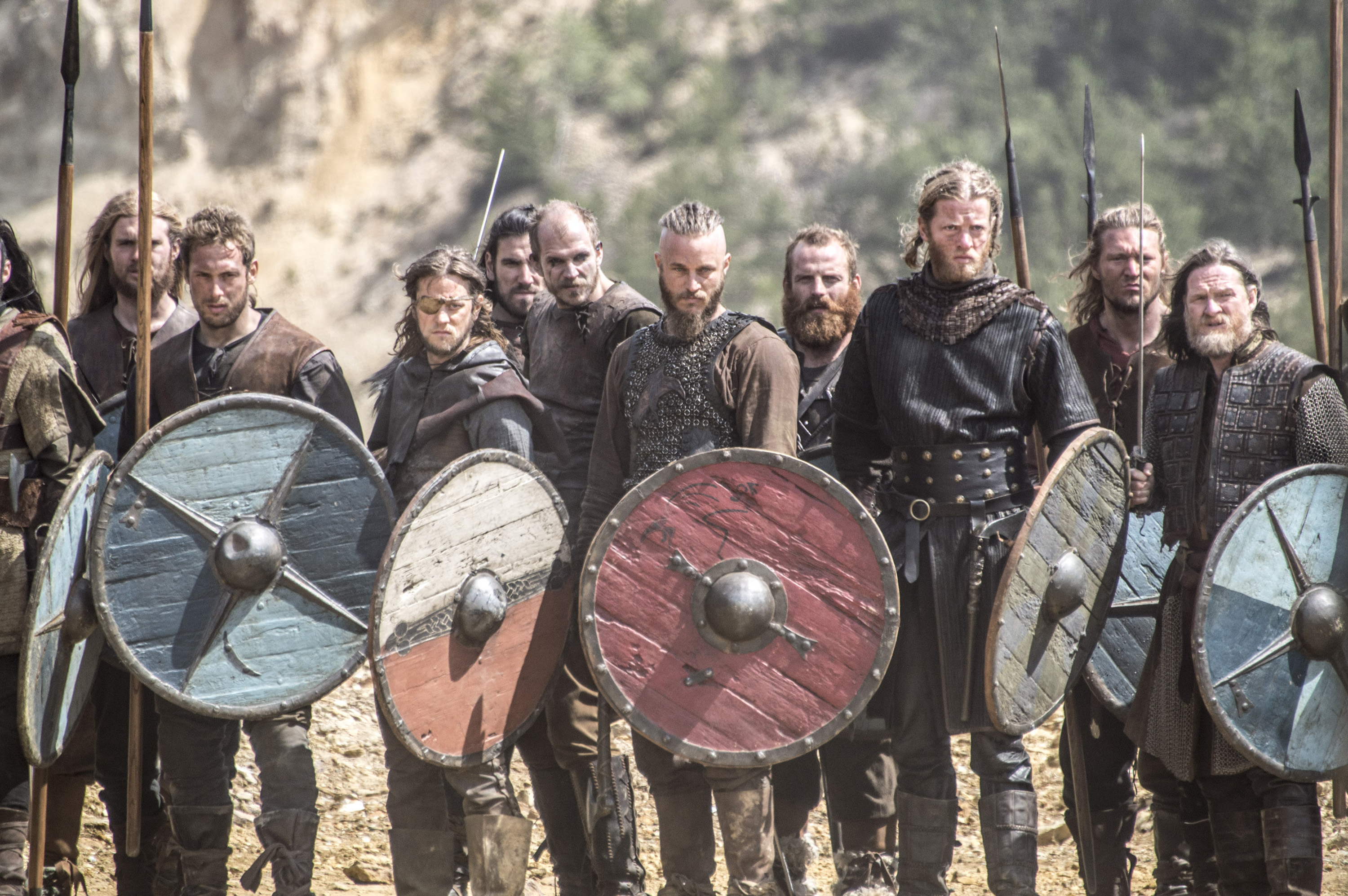 Standing tall: Still from Vikings (The History Channel)